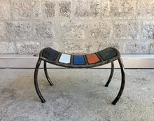 Charger l'image dans la galerie, Patrimoine - Tabouret multicolore 3 - Ousmane Mbaye