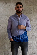 Charger l&#39;image dans la galerie, Chemise violette motif tie and dye
