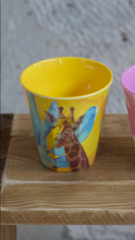 Load image into Gallery viewer, verres colorés en mélamine motif animaux Kangarui
