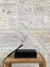 Load image into Gallery viewer,  Boyette box bureau en cuir et bois avec ouvre-lettes Adama Paris 
